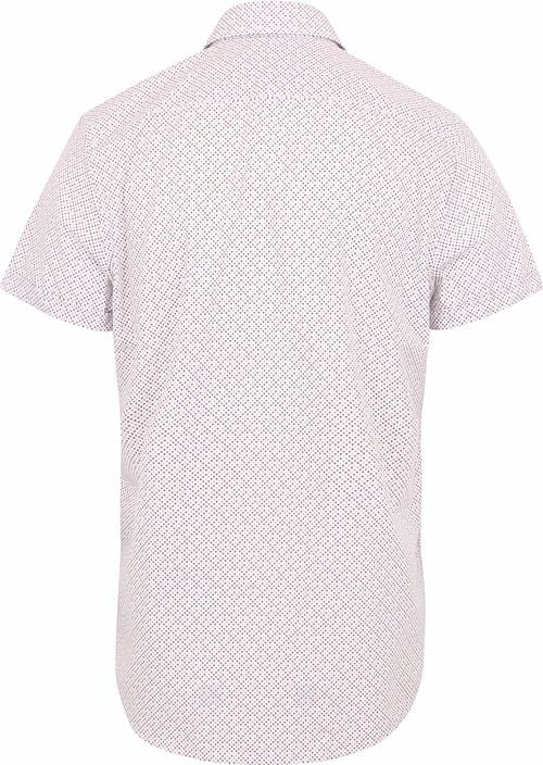 Suitable Short Sleeve Overhemd Print Multicolour Product / Achterkant