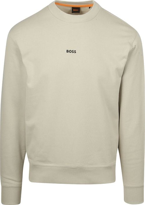 BOSS Pullover WeSmallcrew Ecru Product
