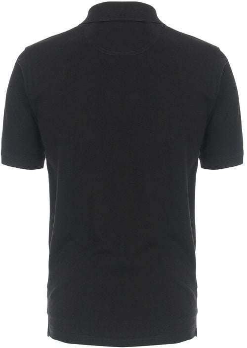 Casa Moda Polo Shirt Stretch Black Product / Achterkant