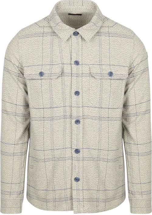 NZA Overshirt Atlas Tenax Check Blauw Product