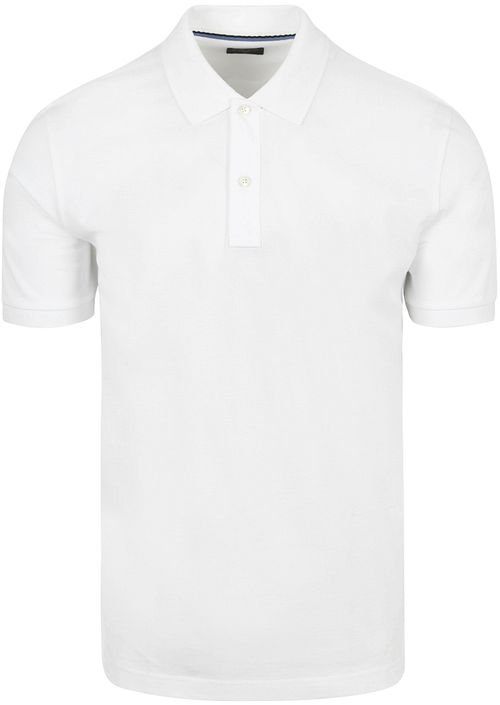 OLYMP Polo Piqué Blanche Product