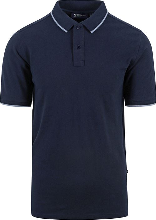 Suitable Respect Polo Shirt Tip Ferry Navy Product