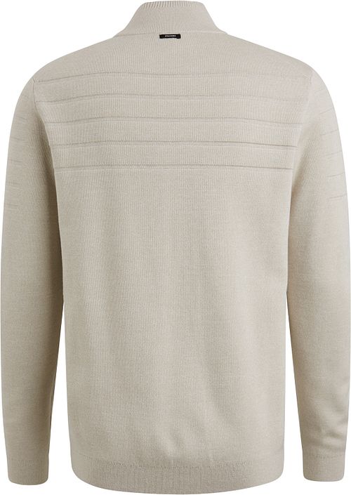 Vanguard Cardigan coton modal beige Product / Achterkant