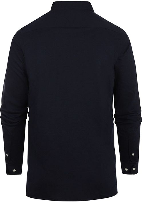 Steppin' Out Shirt Stretch Piqué Navy Product / Achterkant
