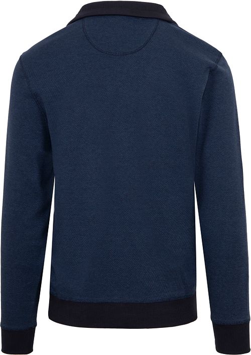 Casa Moda Halfzip Sweater Blue Product / Achterkant