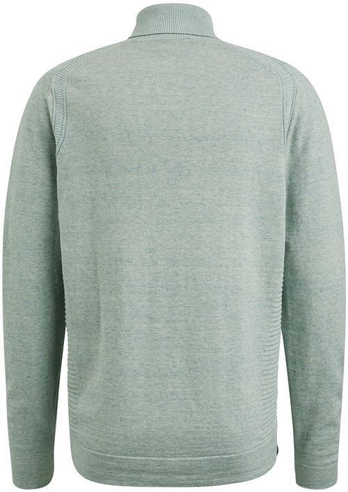 Cast Iron Turtleneck Sweater Light Green Product / Achterkant