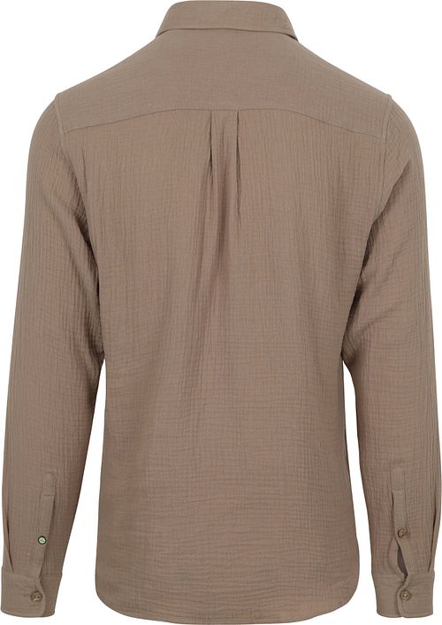 Dstrezzed Shirt Axton Taupe Product / Achterkant
