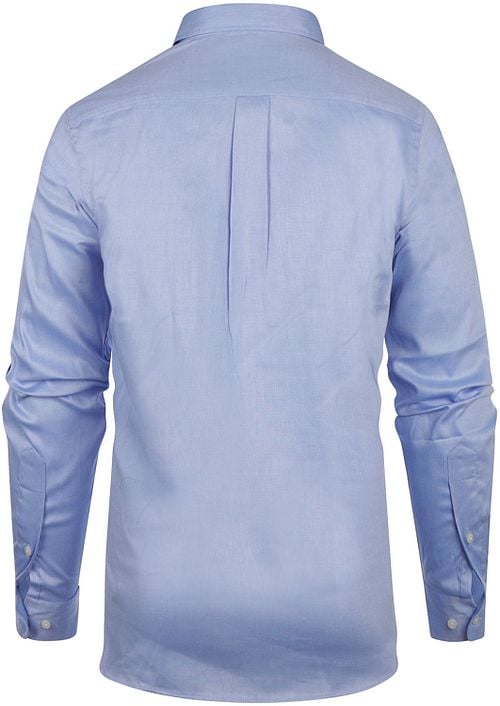 Steppin' Out Overhemd Regular-fit Dobby Lichtblauw Regular-fit Product / Achterkant