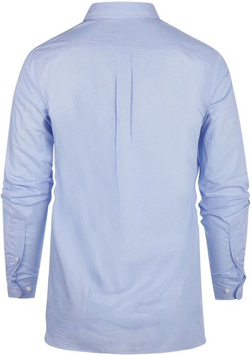 Steppin' Out Shirt Mini Checks Light Blue Product / Achterkant