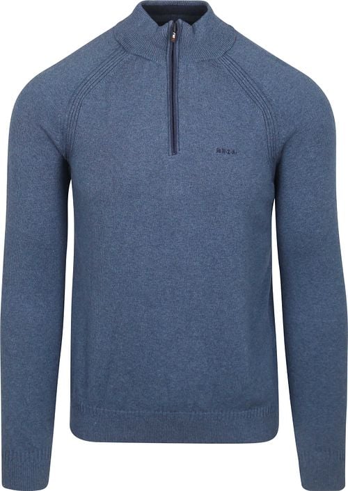 NZA Half Zip Sweater Clive Bleu Product