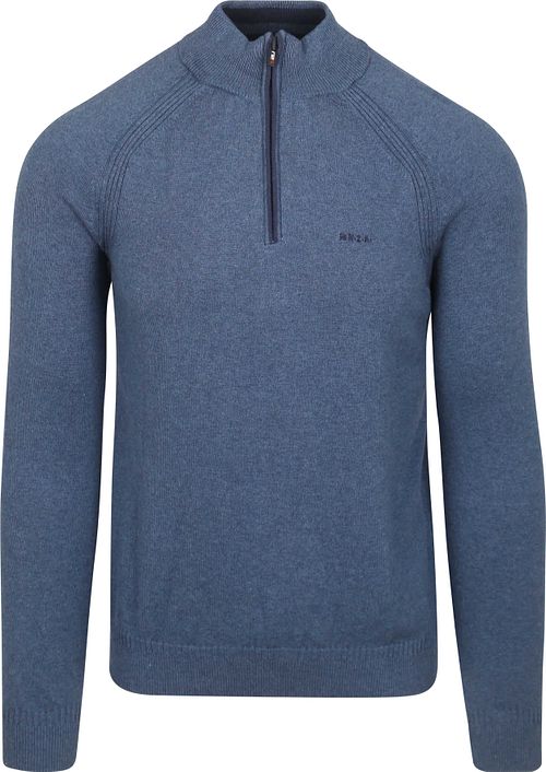 NZA Half Zip Sweater Clive Blue Product
