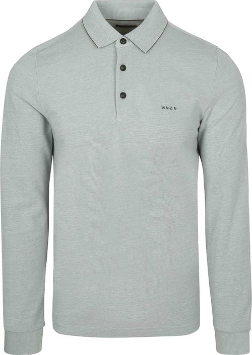 NZA Longsleeve Polo Shirt Hamton Piqué Green Product