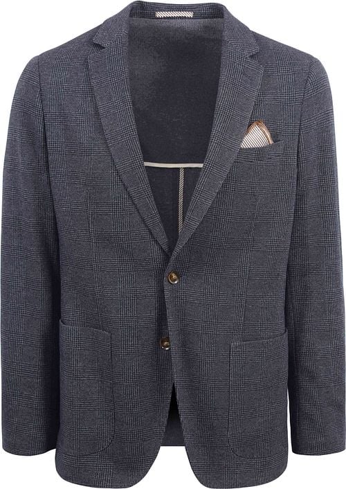 Suitable Sports Jacket Fame Checks Navy Product