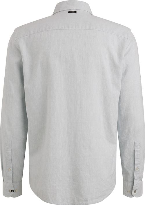 Vanguard Hemd Leinen Blend Hellblau Product / Achterkant