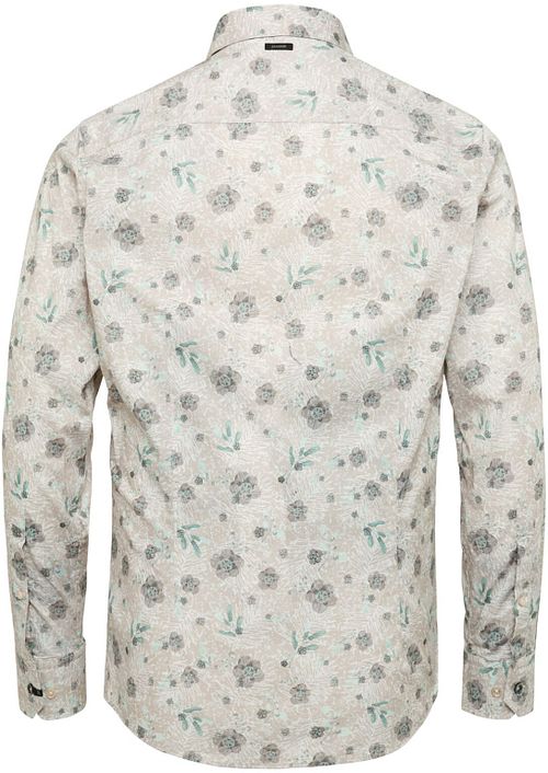 Vanguard Shirt Flowers Beige Product / Achterkant