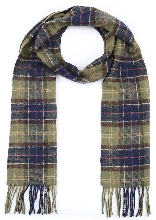 Barbour Sjaal Tartan Lamswol Klassiek Product