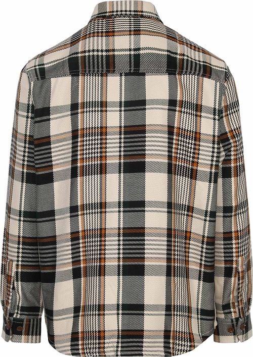 Gant Overshirt Check Beige Product / Achterkant