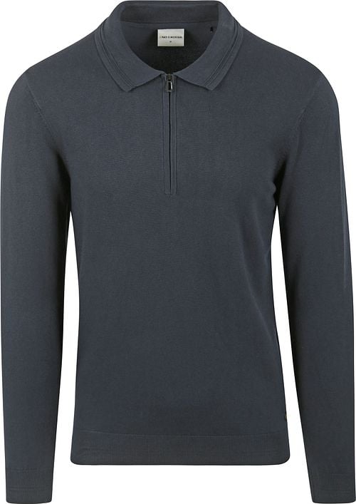 No Excess Pullover Polo Shirt Navy Product