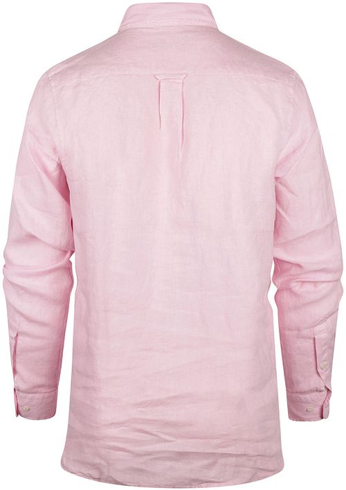 Steppin' Out Shirt Linen Light Pink Product / Achterkant