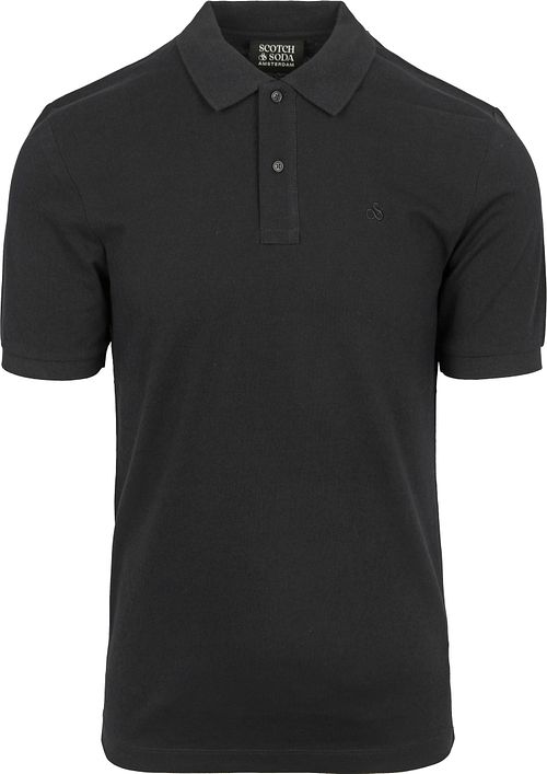 Scotch And Soda Core Piqué Polo Shirt Black Product
