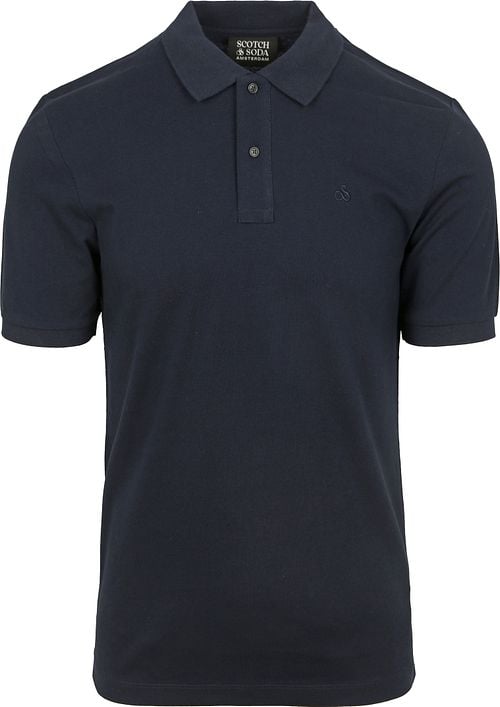 Scotch And Soda Core Piqué Polo Shirt Navy Product