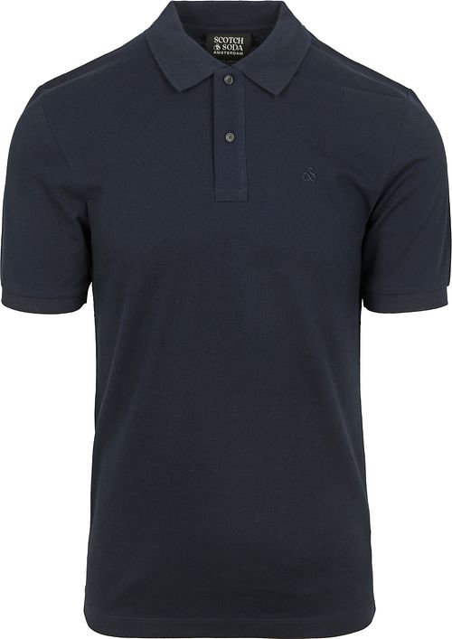 Scotch And Soda Core Piqué Poloshirt Navy Product