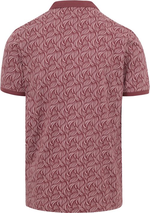 State Of Art Polo Shirt Print Pink Product / Achterkant