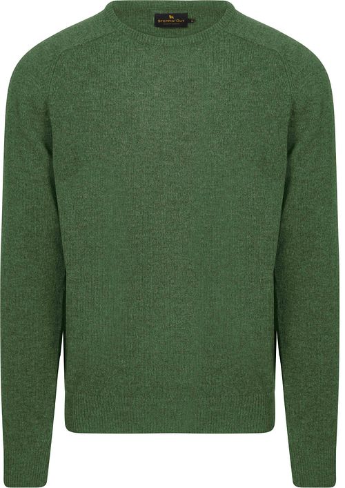 Steppin' Out Pullover Lambswool Mid Green Product