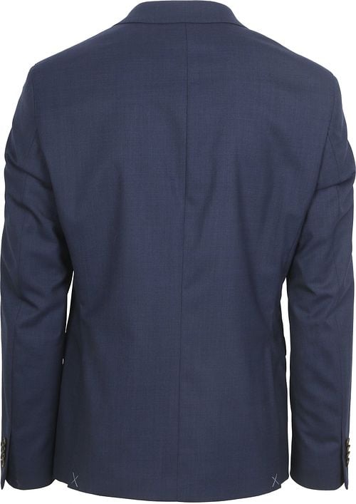Suitable Strato Toulon Kostuum Wol Navy Product / Achterkant
