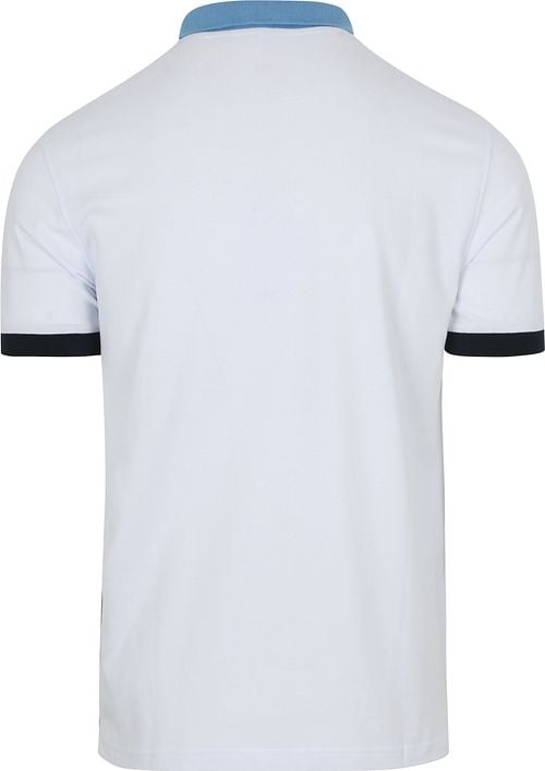 Sun68 Polo Shirt Color Way White Product / Achterkant