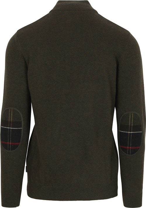 Barbour Half Zip Pullover Wool Olive Product / Achterkant