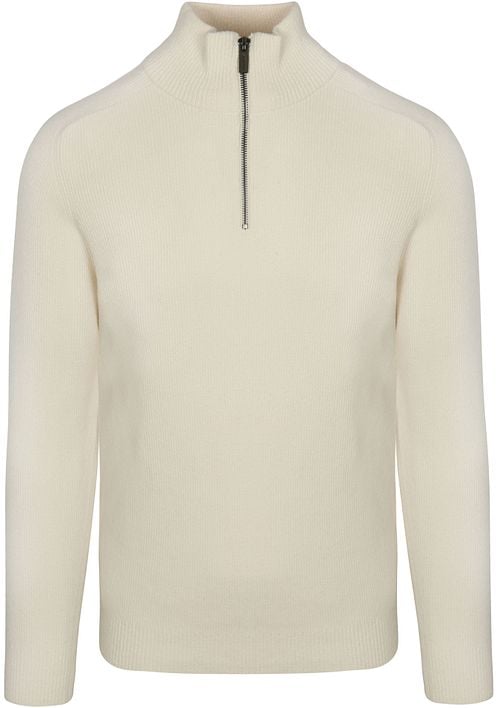 Blue Industry Half Zip Pullover Off White Product