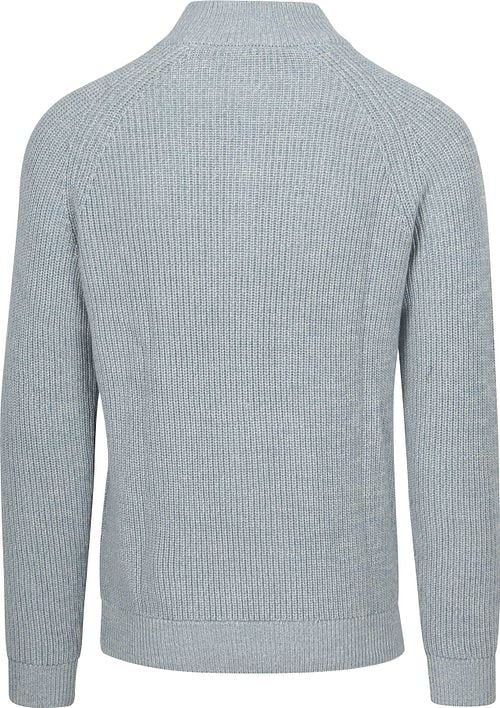 NZA Half Zip Trui Drake Lichtblauw Product / Achterkant