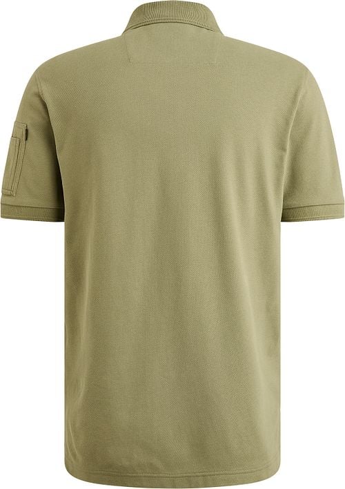 PME Legend American Classic Polo Shirt Oil Green Product / Achterkant