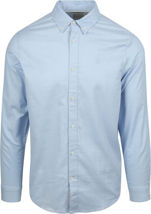 Scotch and Soda Core Oxford Overhemd Lichtblauw Product