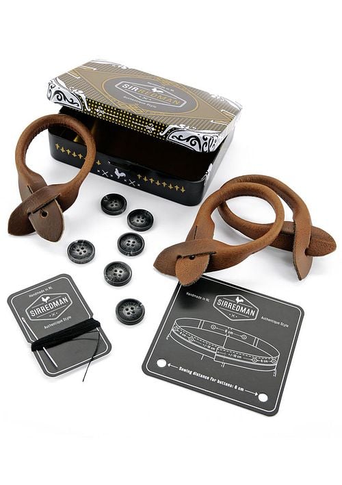 Sir Redman Luxury Suspenders Essential MacMillan Brown Product / Detail