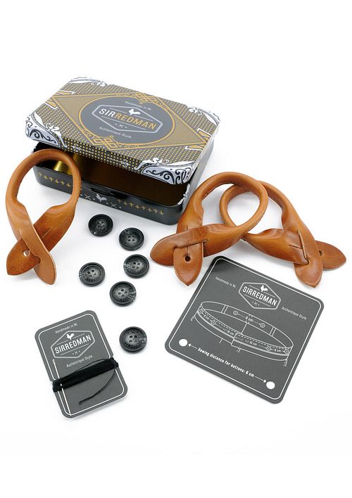 Sir Redman Suspenders Combi Pack Dapper Dot Beige Product / Detail