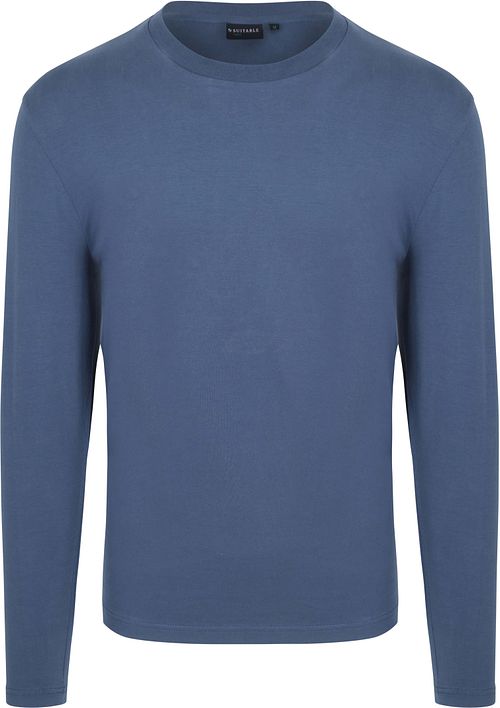 Suitable Respect Longsleeve Heavy T-shirt Dark Blue Product