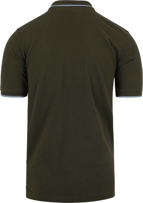 Suitable Respect Poloshirt Tip Ferry Olivgrün Product / Achterkant