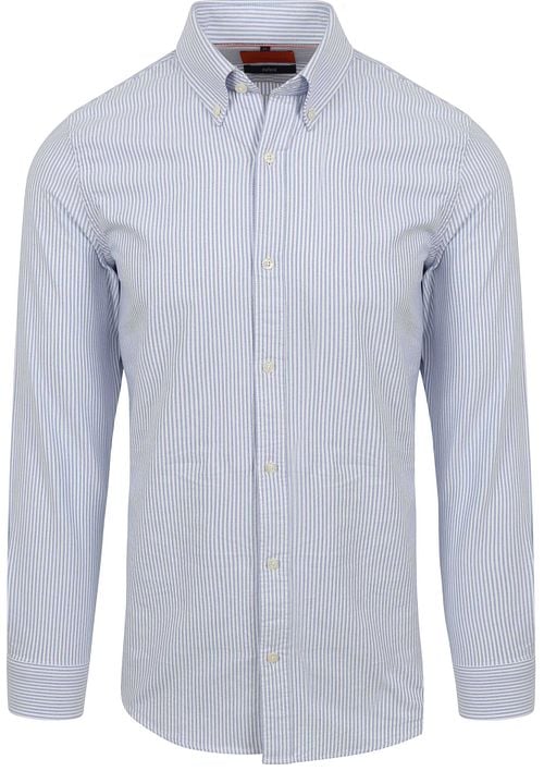 Suitable Shirt Oxford Stripes Light Blue Product