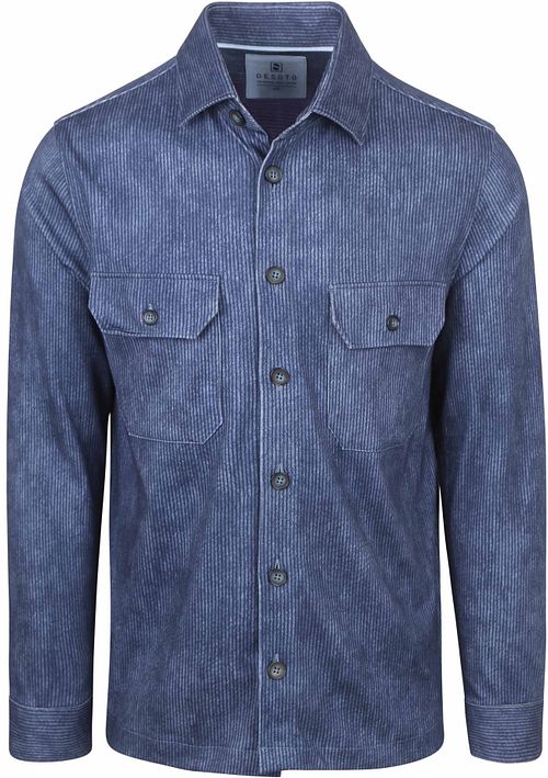 DESOTO Hemdjacke Cord Optics Blau Product