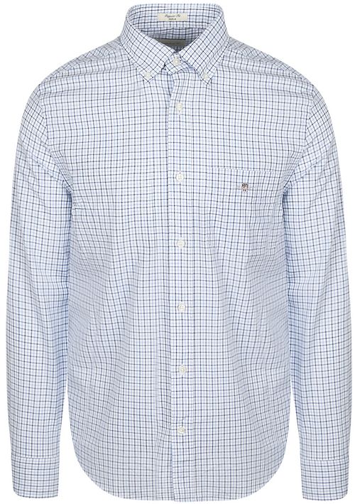Gant Casual Shirt Poplin Plaid Blue Product