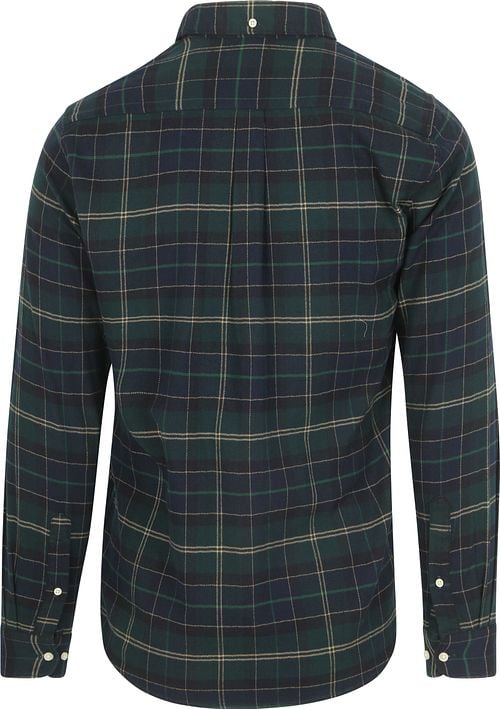 Barbour Kyeloch Shirt Checkered Dark Green Product / Achterkant