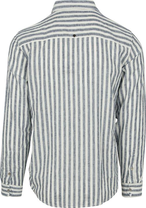 No Excess Shirt Stripes Blue Product / Achterkant
