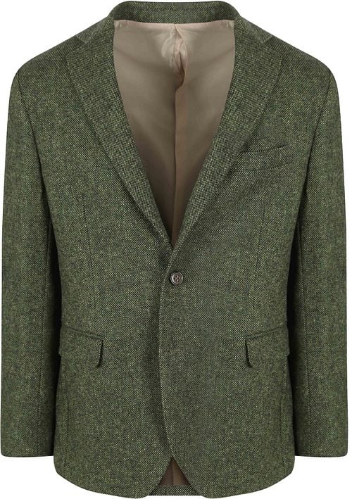 Suitable Birds Eye Sport Jacket Merino Wool Green Product