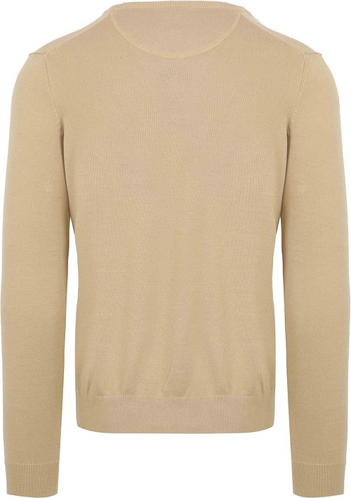 Suitable Respect Bio-Baumwolle Pullover Vinir Beige Product / Achterkant