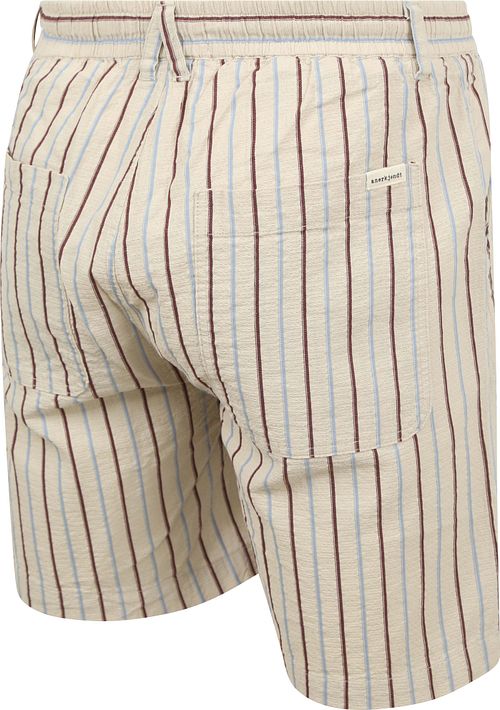 Anerkjendt AKLT Short Stripe Beige Product / Achterkant