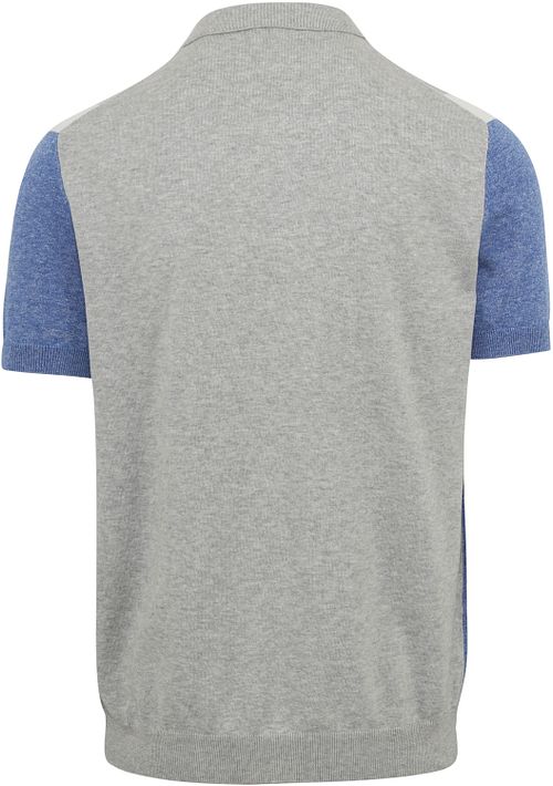 Blue Industry Polo M18 Gris Product / Achterkant