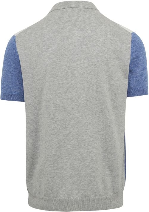 Blue Industry M18 Polo Shirt Grey Product / Achterkant