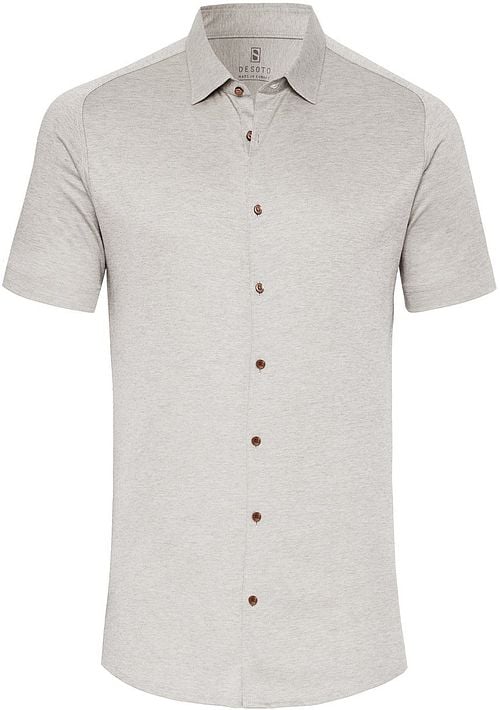Desoto Short Sleeve Jersey Overhemd Beige Product